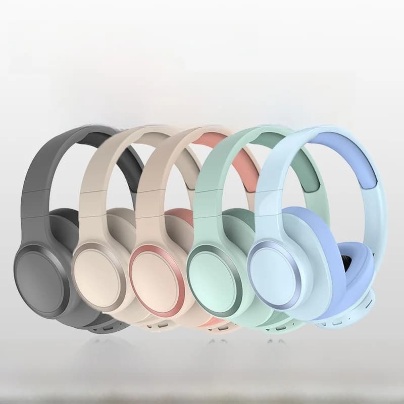 Cuffie Wireless Bluetooth Over-Ear con Radio FM e Slot per Scheda TF