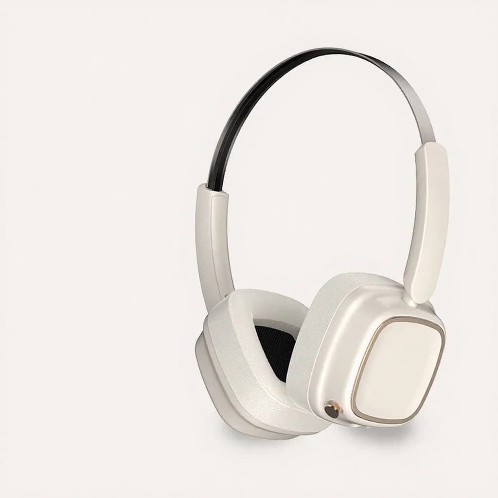 Cuffie Wireless Retro Over-Ear Bluetooth 5.4 Stereo Bass