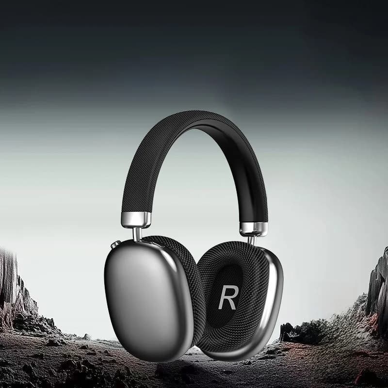 Cuffie Bluetooth Over-Ear con Manopola Rotante, Radio FM e Lunga Autonomia