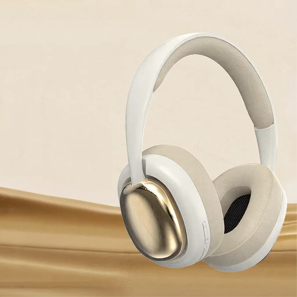 Cuffie Wireless Bluetooth Over-Ear con Radio FM e Suono Stereo