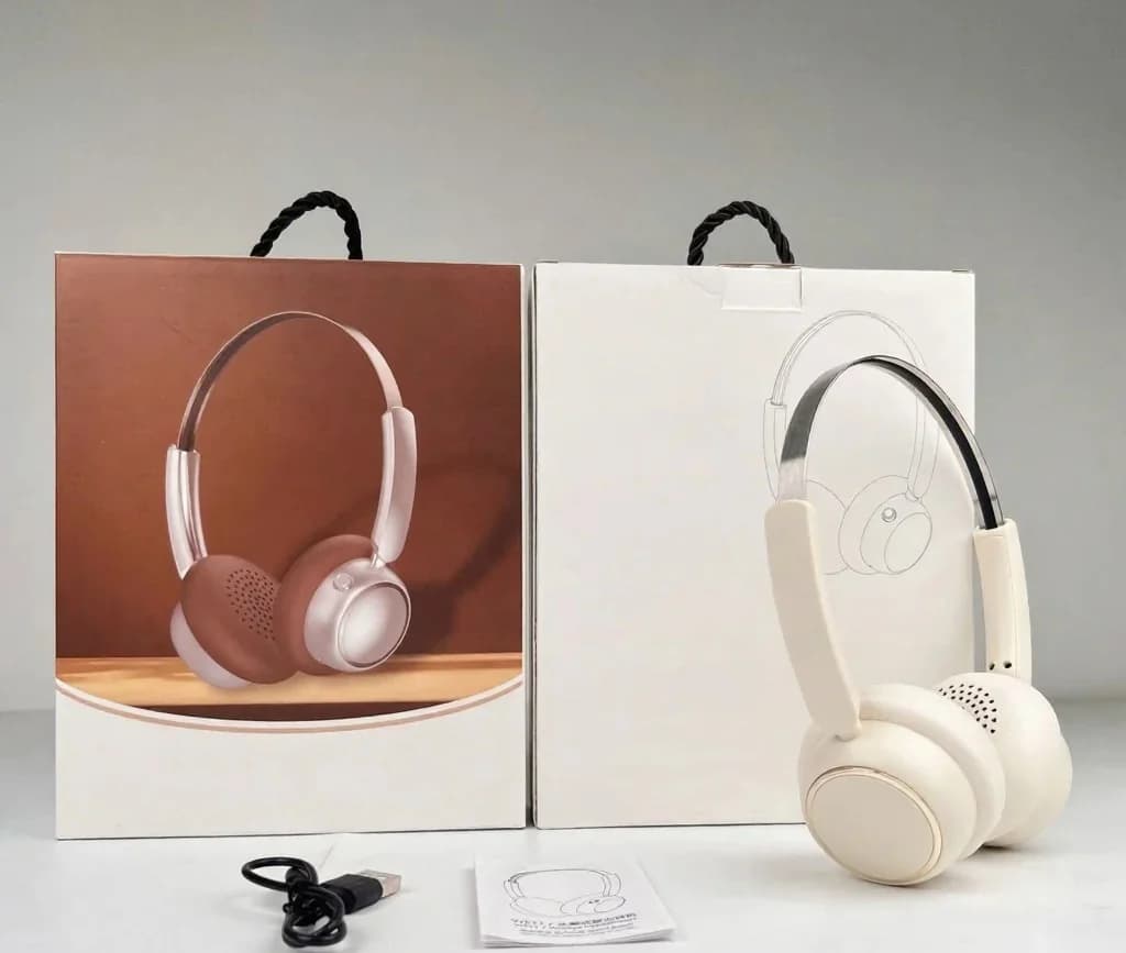 Cuffie Wireless Retro Circumaurali con Radio FM e Bluetooth 5.4