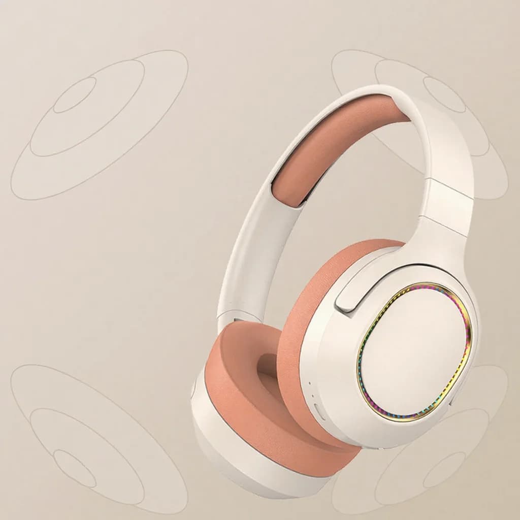 Cuffie Gaming RGB Wireless Bluetooth Circumaurali Stereo