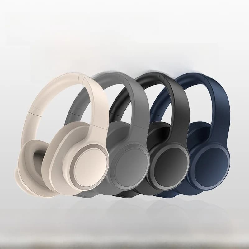 Cuffie Bluetooth Circumaurali con Cancellazione Attiva del Rumore e Microfono
