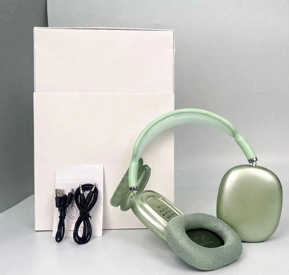 Cuffie Wireless Over-Ear con Coppe Magnetiche e Fascia in Rete