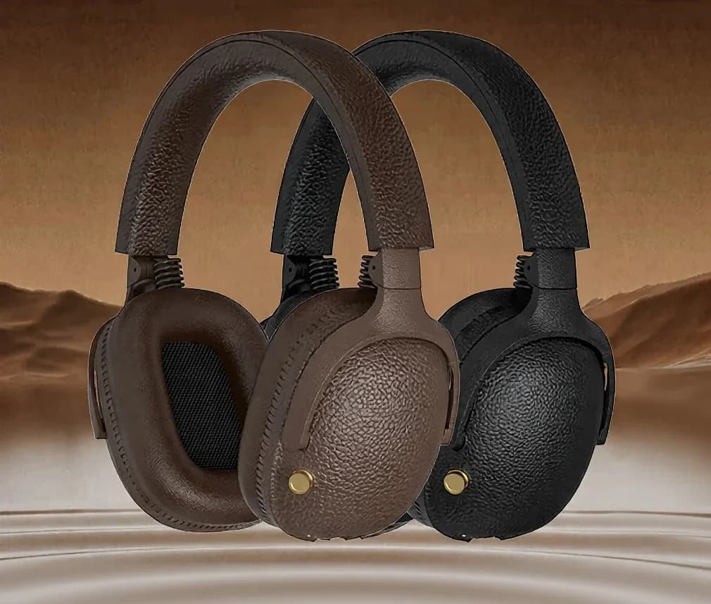 Cuffie Wireless Over-Ear Retro con Ricarica Type-C e Slot per Scheda TF