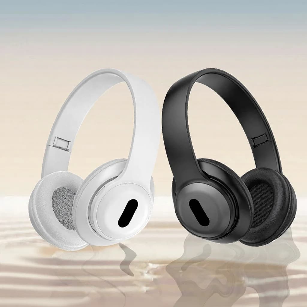 Cuffie Wireless Over-Ear Bluetooth con Radio FM e Slot per Scheda TF