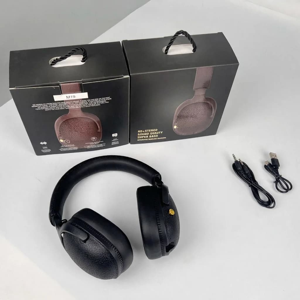 Cuffie Bluetooth Retro Over-Ear Wireless Stereo con Microfono