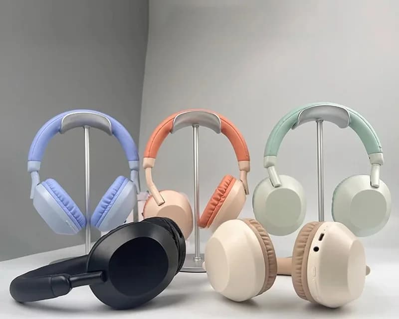 Cuffie Wireless Bluetooth Over-Ear con Bassi Profondi e Microfono