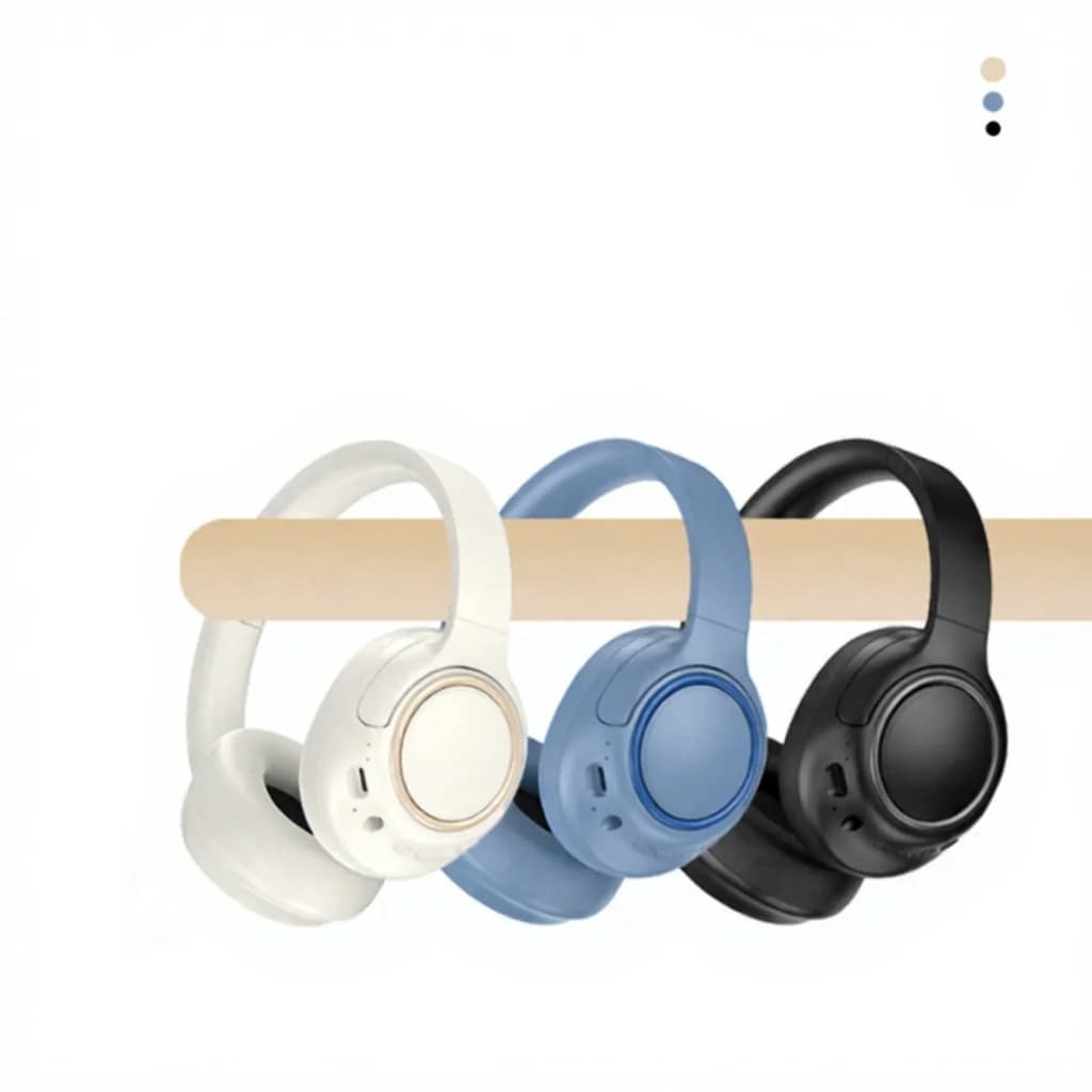 Cuffie Wireless con Cancellazione Attiva del Rumore, Mic e 35H di Batteria
