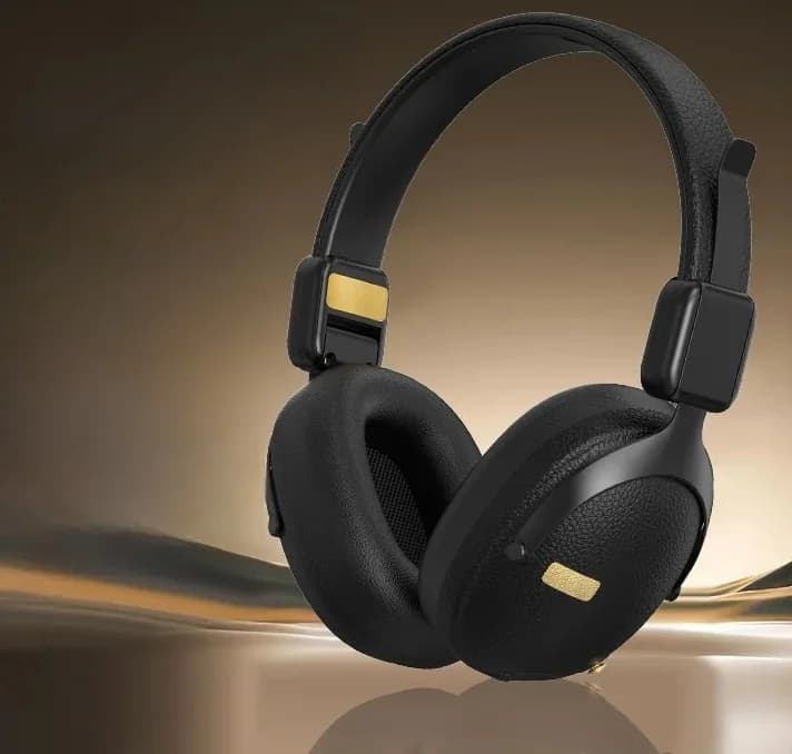 Cuffie Retro Wireless Over-Ear con Bluetooth 5.4 e Lunga Autonomia