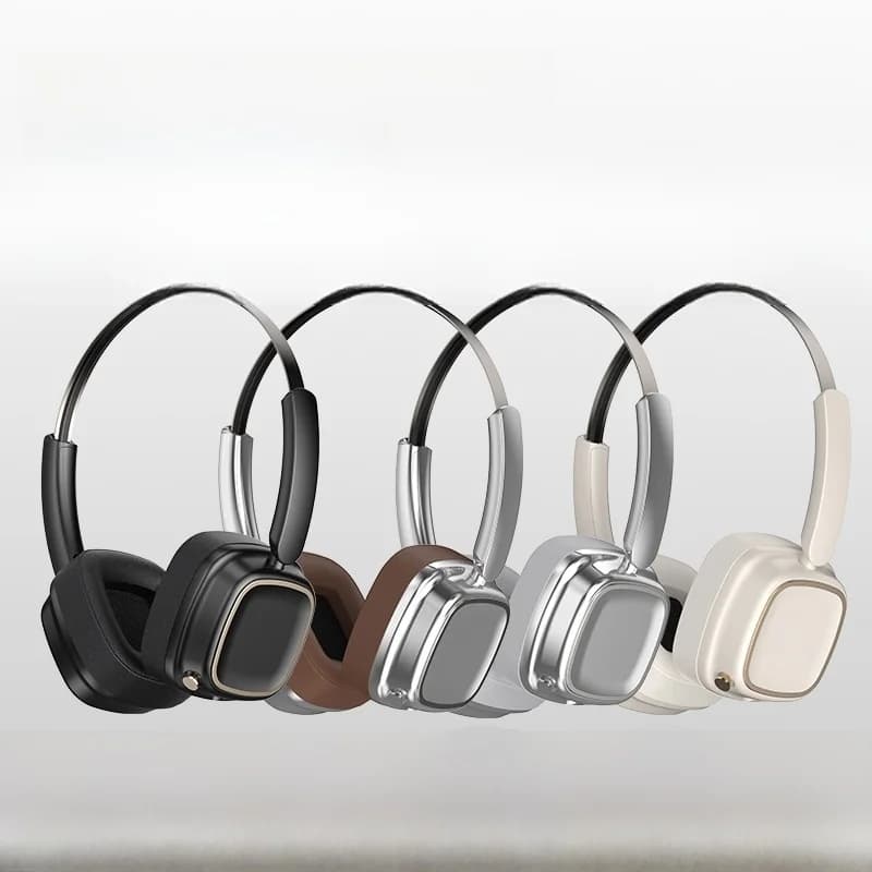 Cuffie Bluetooth Retro Circumauricolari Wireless 5.4 Stereo Musica Chiamate