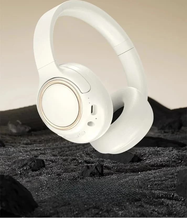 Cuffie Wireless con Cancellazione Attiva del Rumore, Mic e 35H di Batteria