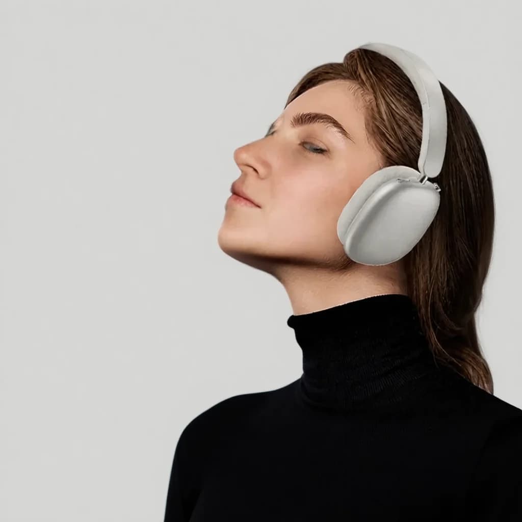 Cuffie Wireless Over-Ear con Cancellazione Attiva del Rumore e Lunga Autonomia