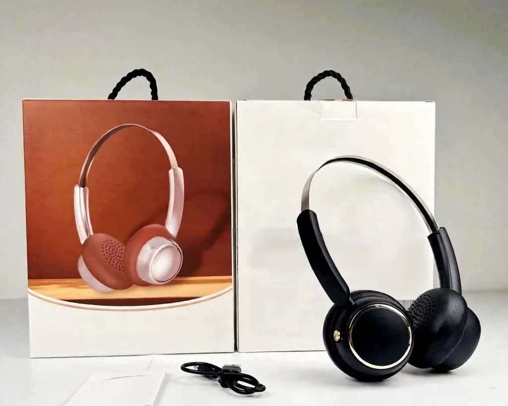 Cuffie Wireless Retro Circumaurali con Radio FM e Bluetooth 5.4