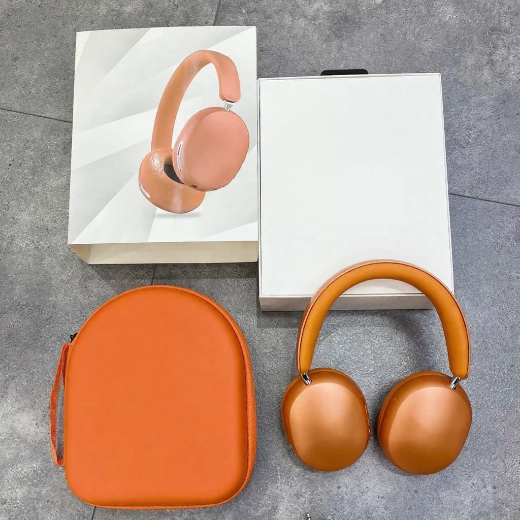 Cuffie Wireless ANC Over-Ear con Padiglioni in Pelle Proteica