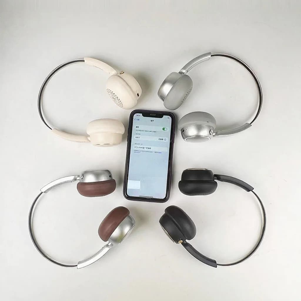 Cuffie Wireless Retro Circumaurali con Radio FM e Bluetooth 5.4