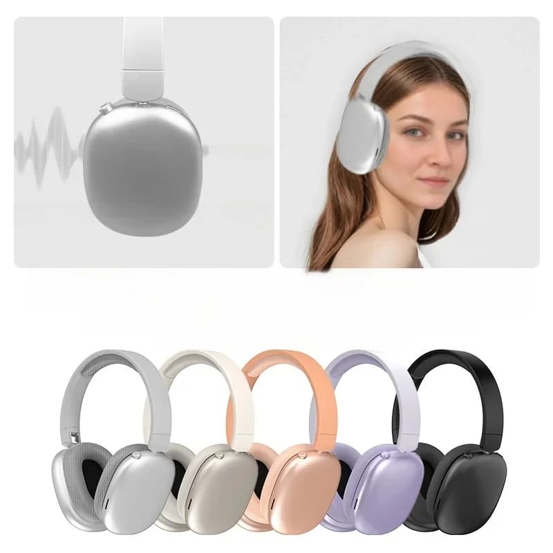 Cuffie Wireless Bluetooth con Cancellazione Attiva del Rumore e Microfono