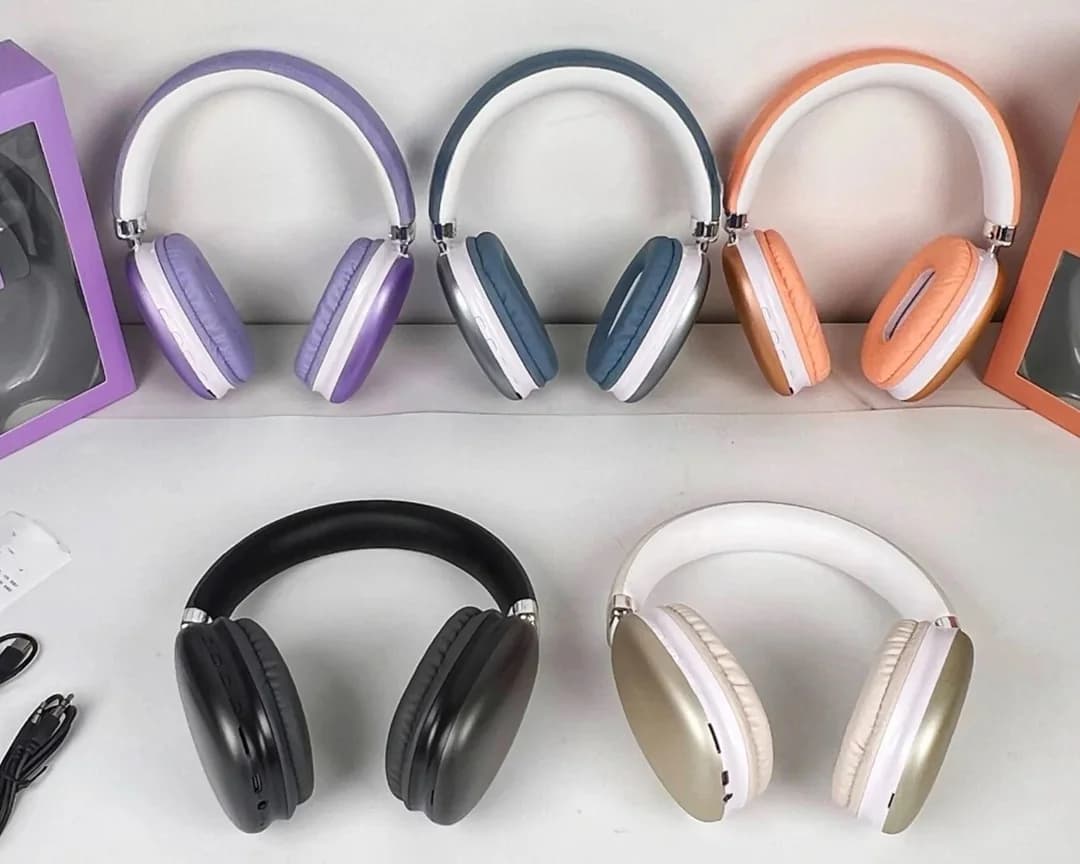 Cuffie Wireless Over-Ear con Bluetooth 5.4 e Lunga Durata della Batteria