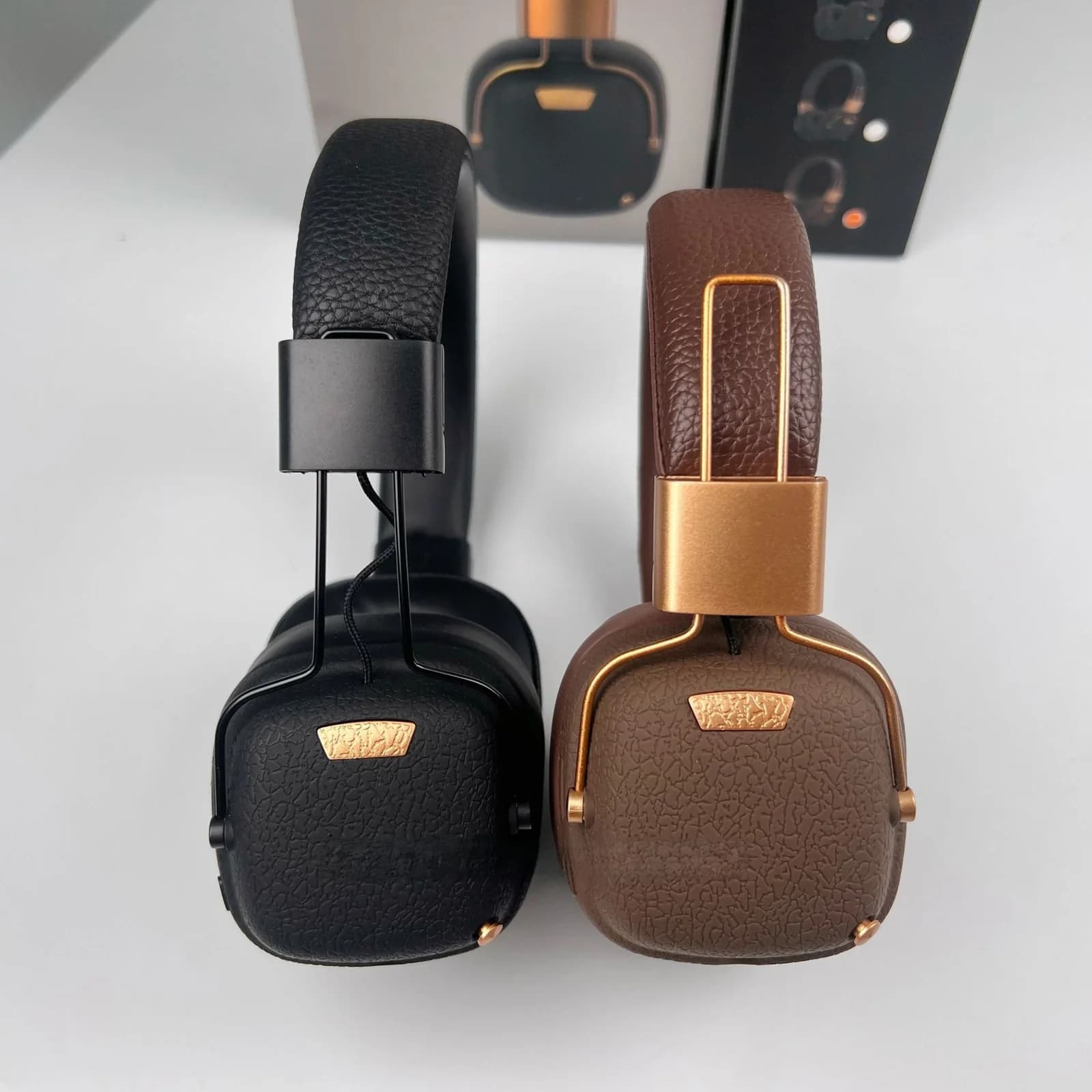 Cuffie Wireless Bluetooth Retro Over-Ear con Modalità EQ
