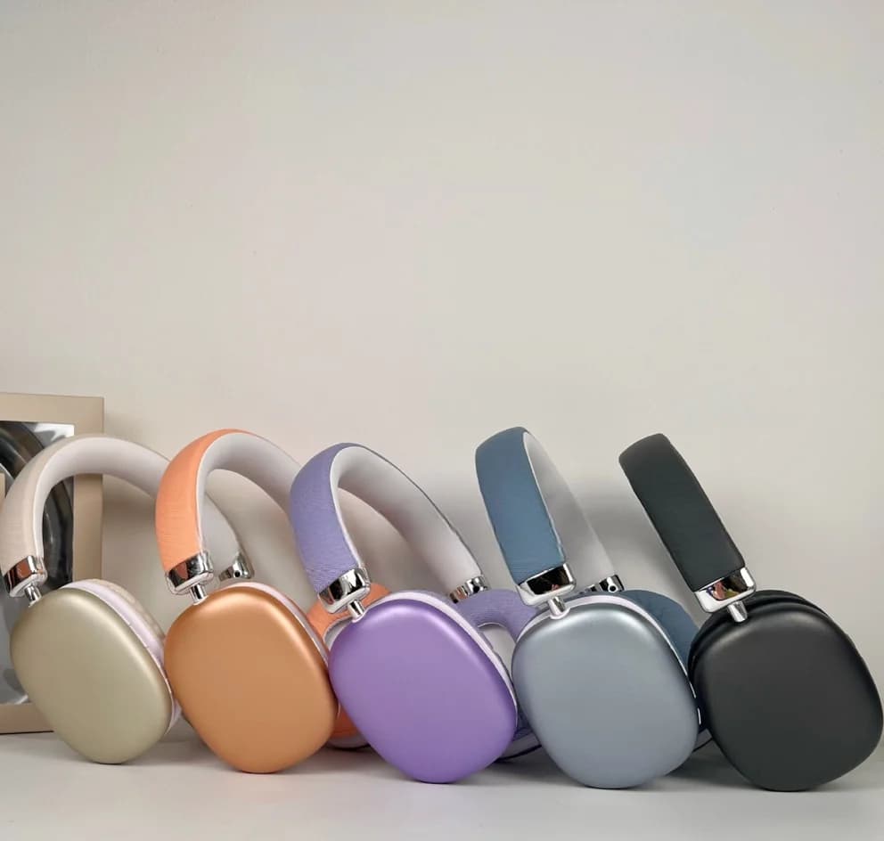 Cuffie Wireless Over-Ear con Bluetooth 5.4 e Lunga Durata della Batteria