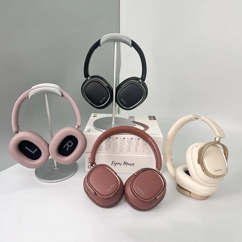 Cuffie Bluetooth Retro Over-Ear con Cancellazione Attiva del Rumore