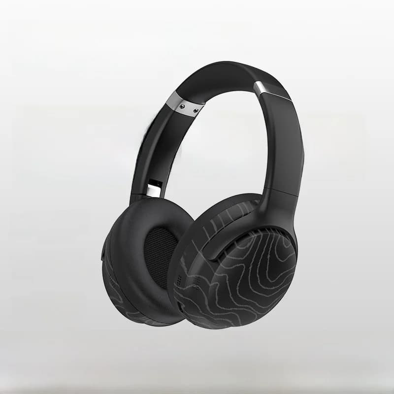 Cuffie Wireless Bluetooth Over-Ear con Radio FM e Riduzione del Rumore