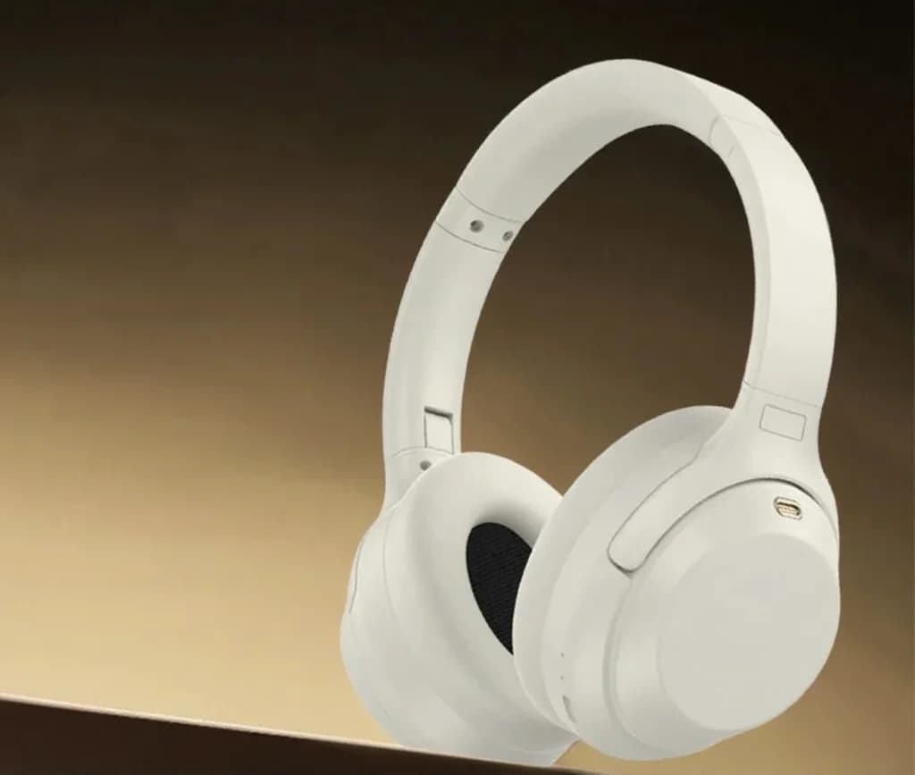 Cuffie Wireless Over-Ear con Cancellazione Attiva del Rumore e Type-C