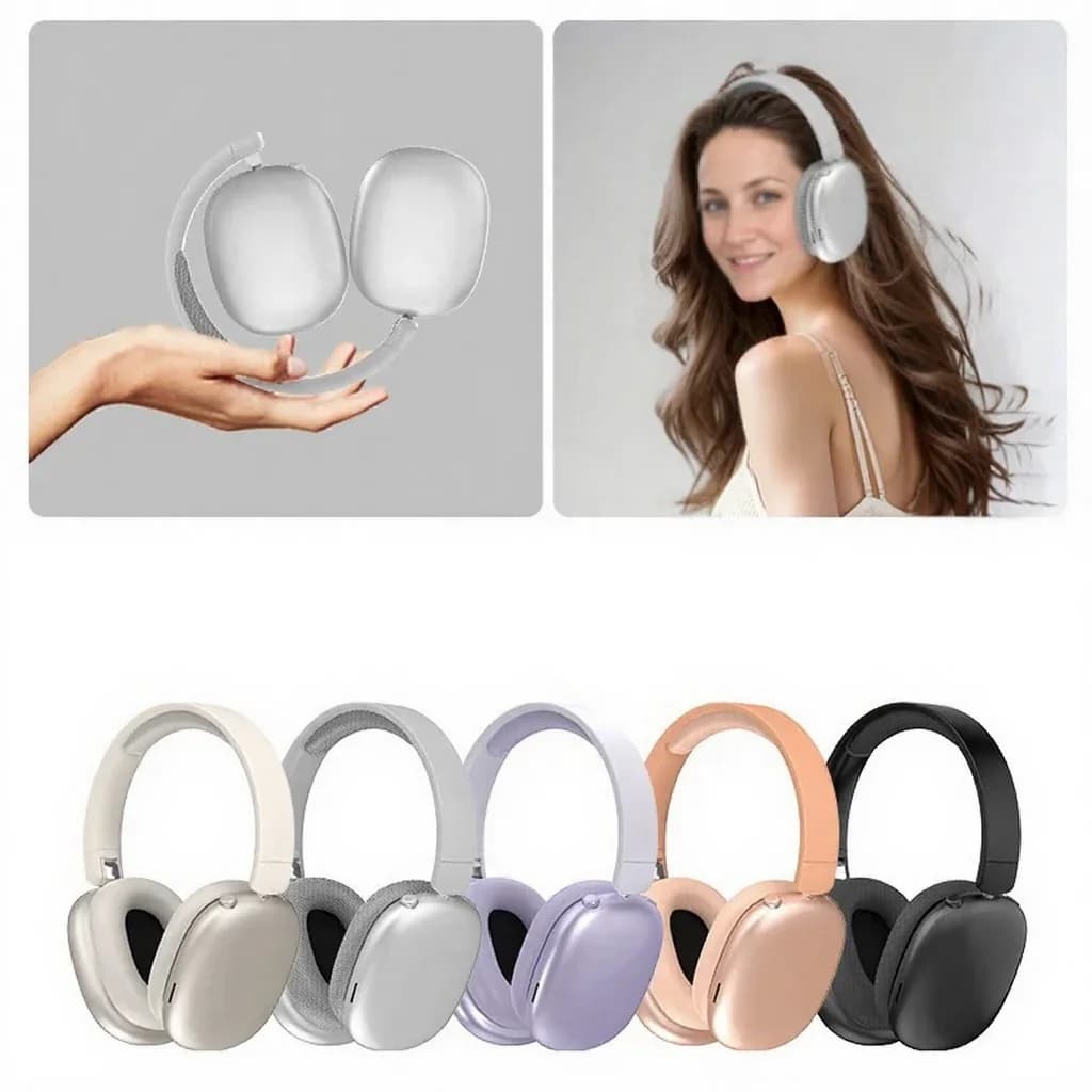 Cuffie Wireless Bluetooth Over-Ear con Lunga Autonomia