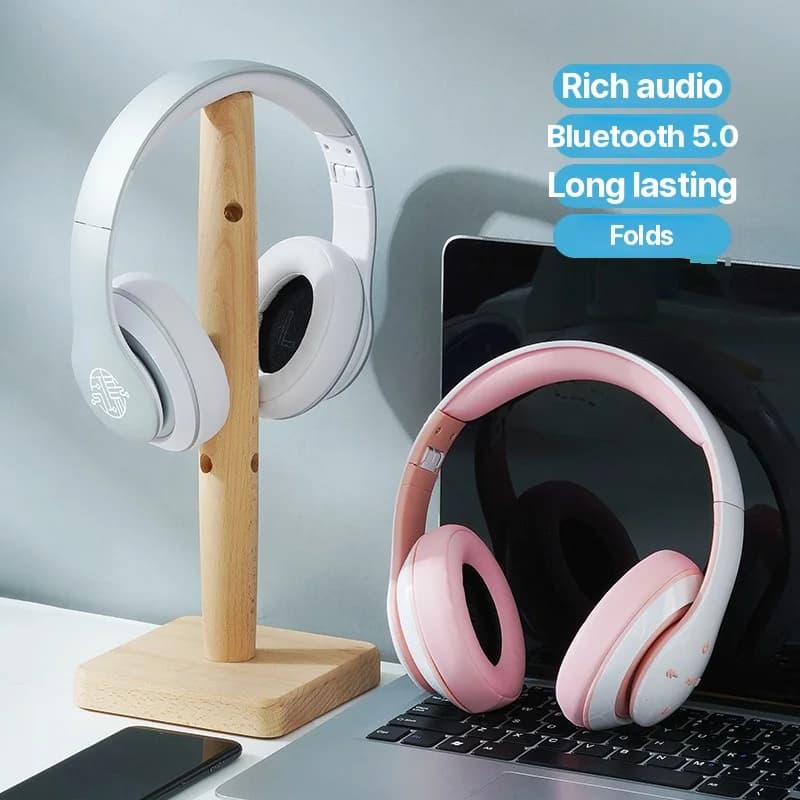 Cuffie Wireless Bluetooth Over-Ear con Lunga Autonomia