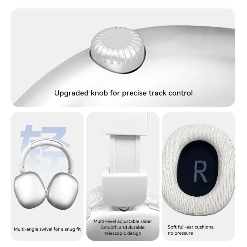 Cuffie Wireless Bluetooth Over-Ear con Lunga Autonomia