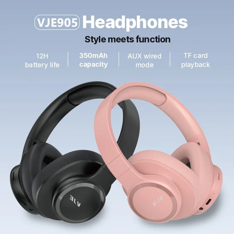 Cuffie Wireless Over-Ear con Lunga Autonomia e Bluetooth 5.4