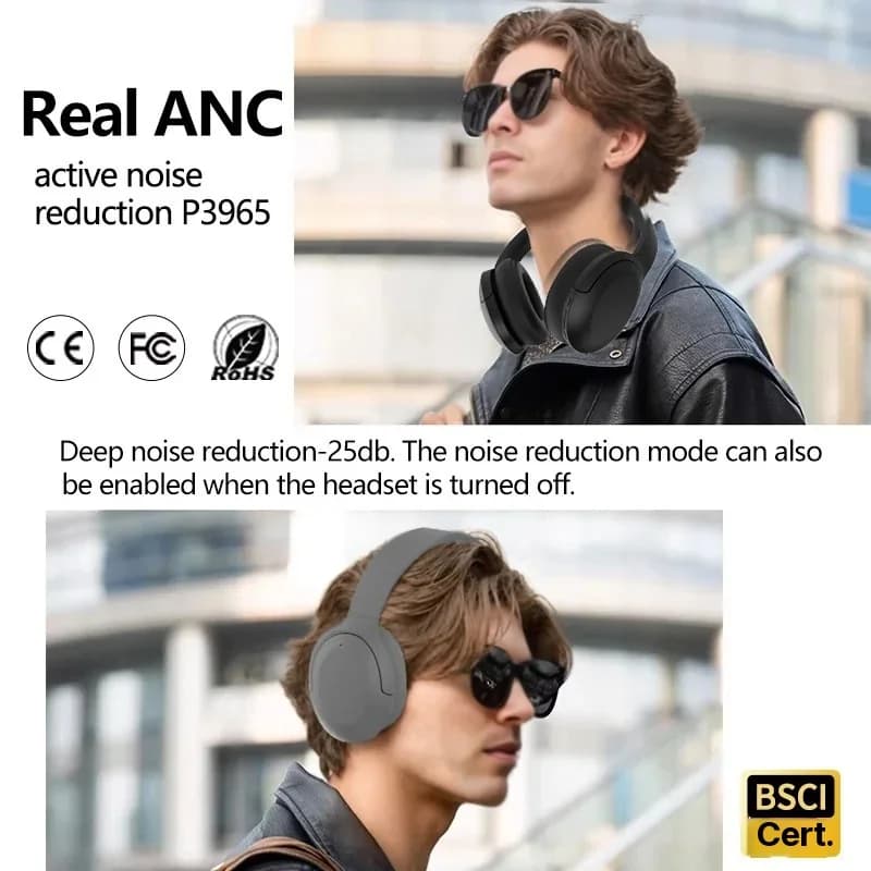 Cuffie Bluetooth ANC Wireless Over-Ear 5.4