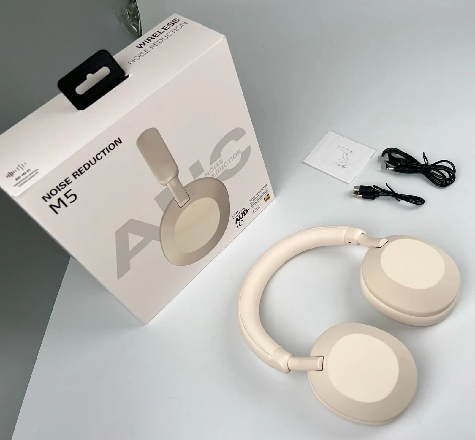 Cuffie Wireless Bluetooth Over-Ear con Cancellazione Attiva del Rumore (ANC)
