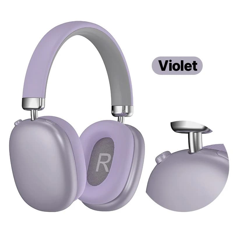 Cuffie Wireless Over-Ear Bluetooth 5.4 Lunga Autonomia Pieghevoli