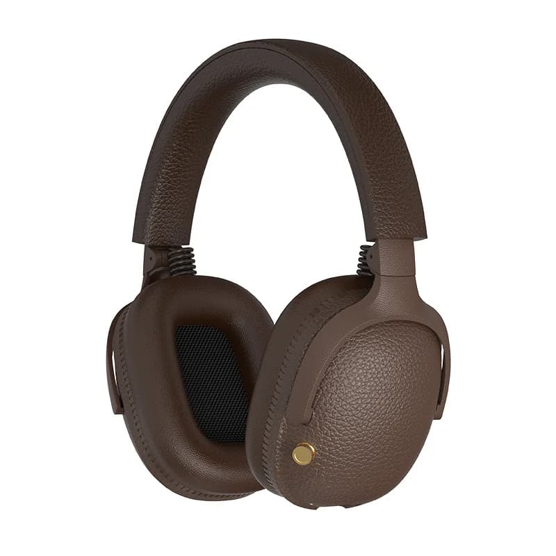 Cuffie Wireless Over-Ear Retro con Ricarica Type-C e Slot per Scheda TF
