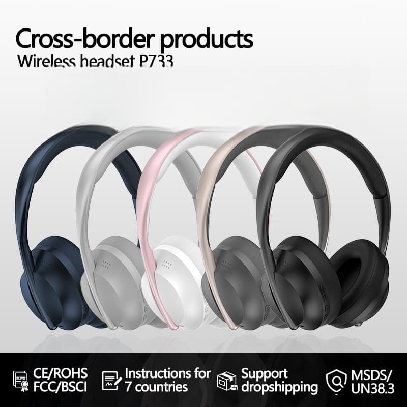 Cuffie Wireless Over-Ear Bluetooth con Radio FM e AUX